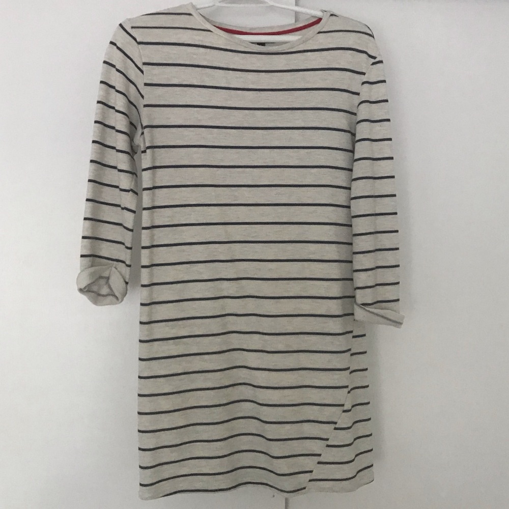 Striped sweater dress